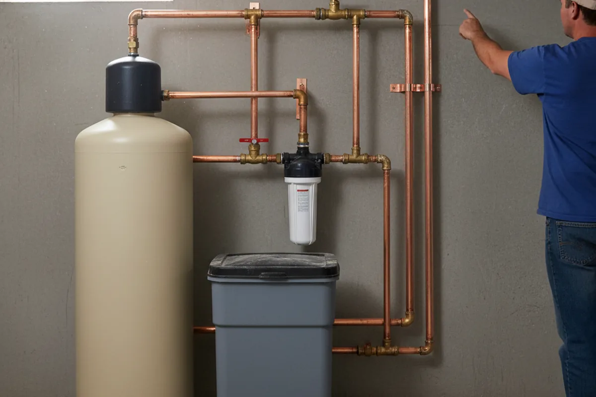 Whole-house water treatment system installed in Bryant
